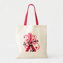 T'aime de Je Sacs En Toile