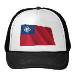 Taïwan ondulant le drapeau casquette