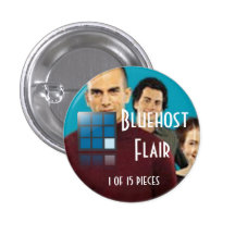 Talent de Bluehost Pin's Avec Agrafe