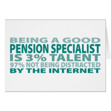 Talent du spécialiste 3% en pension cartes de vœux