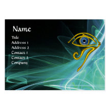 TALISMAN BLEU, DANS LES ONDES LUMINEUSES BLANCHES  CARTE DE VISITE