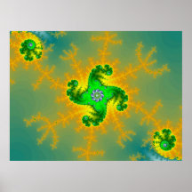 Talisman orange/bleu de Julia (copie) Poster