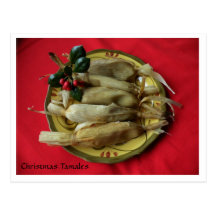 Tamales van Kerstmis Wenskaarten