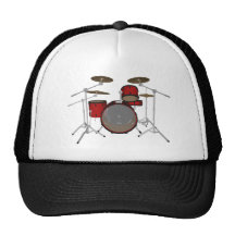 Tambours : Kit de tambour rouge : modèle 3D : Casquettes De Camionneur