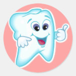 Tand Hygiënist Ronde Stickers