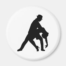 Tango de couples de danse magnets pour réfrigérateur