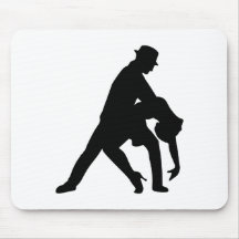Tango de couples de danse tapis de souris