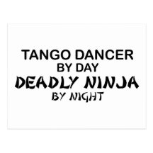 Tango Ninja mortel par nuit Carte Postale