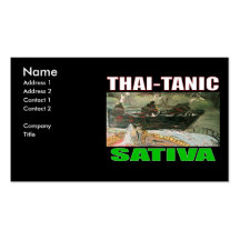 TANIC THAÏLANDAIS SATIVA CARTE DE VISITE