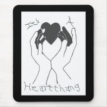Tapis de souris de Heartthang (noir)
