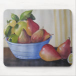 Tapis de souris de la vie de pommes et de poires t