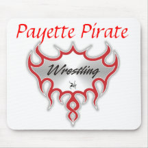 Tapis de souris de lutte de pirate de Payette