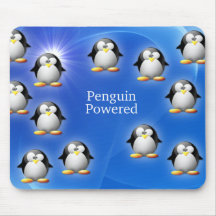 tapis de souris de pingouin
