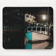 Tapis de souris de port de Lit de lune