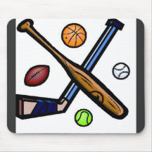 Tapis de souris de sports