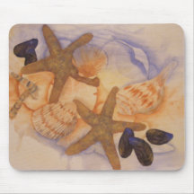 Tapis de souris des coquillages de Sue