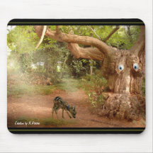 tapis de souris "faon"