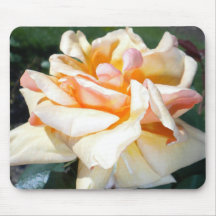 Tapis de souris rose d'abricot