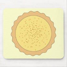 Tarte de tarte de crème anglaise tapis de souris