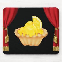 Tarte Mousepad de citron Tapis De Souris