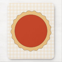 Tarte rouge. Tarte de fraise. Contrôle beige Tapis De Souris