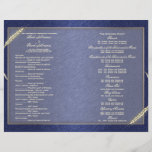 Tarwe van de het programma de blauwe room van het  gepersonaliseerde folder