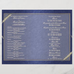 Tarwe van de het programma de blauwe room van het  folder ontwerp