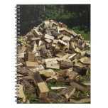 Tas de bois carnet à spirale