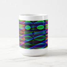 Tasse abstraite de néon