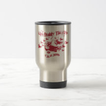 Tasse avec des erreurs de voyage de cerf-volant