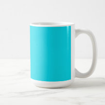 Tasse avec l'arrière - plan de bleu d'Aqua
