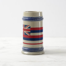 Tasse avec le drapeau de l'état d'Hawaï - Etats-Un