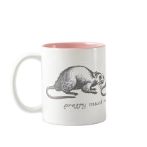 Tasse d'amants de rat