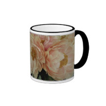 tasse de 15 onces avec des fleurs
