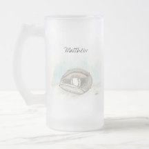 Tasse de bière du receveur de base-ball