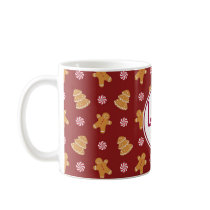 Tasse de biscuit de pain d'épice de Noël de vacanc