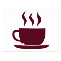 Tasse de café cartes postales