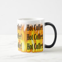 Tasse de café chaude de disparition