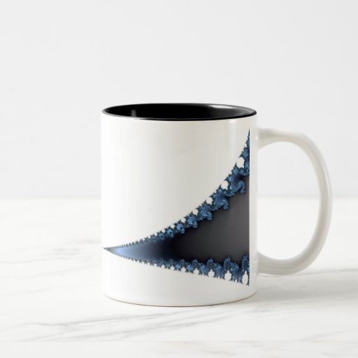 tasse de café chic de fractale de geek