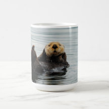 Tasse de café d'Alaska de loutre de mer