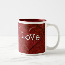 Tasse de café d'amour tasses