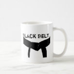 Tasse de café de ceinture noire d'arts martiaux