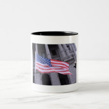 Tasse de café de drapeau américain