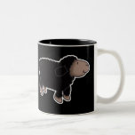 Tasse de café de moutons noirs