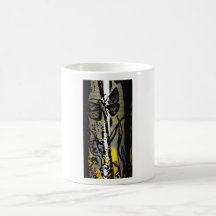 tasse de café de papillon