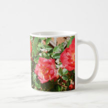 "Tasse de café de roses rouges