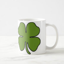 Tasse de café de trèfle