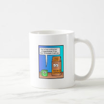 Tasse de café drôle