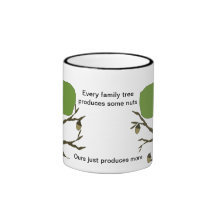 Tasse de café drôle d'arbre généalogique