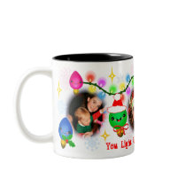 Tasse de café faite sur commande de lumières de No
